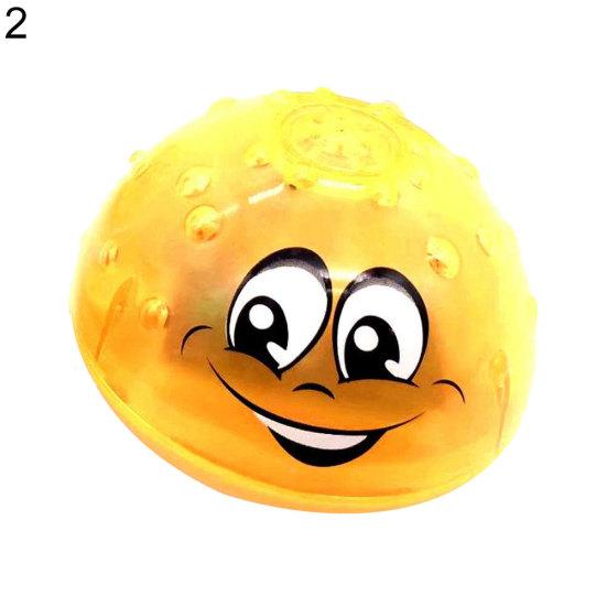 Cartoon Light Music Electric Induction Sprinkler Ball Kids Baby Bath Pool Toy