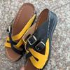 Mode Übergröße 36-43 Schuhe für Damen Sommer Mode Damen Plateau Keilsandalen Strandschuhe Lässige Sandalias Mujer Hausschuhe Damen