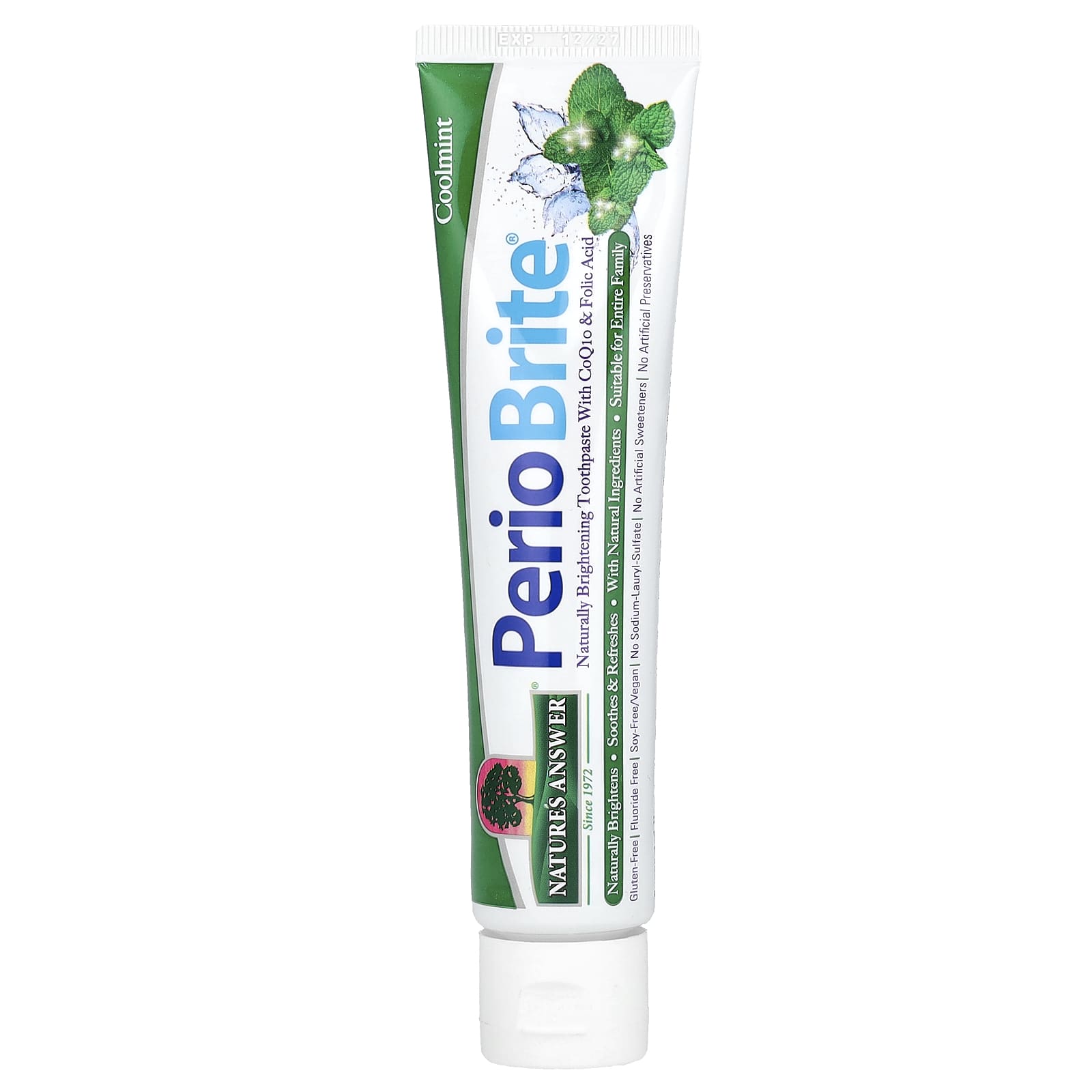 Nature s Answer, PerioBrite®, Xylitol Toothpaste, Cool Mint, 4 oz (113.4 g)