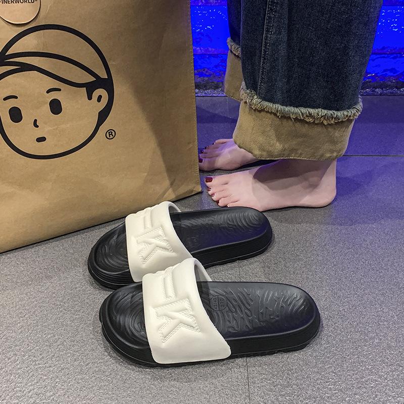 Slippers women's outdoor summer new cool slippers thick-soled non-slip one-word women's sandals
