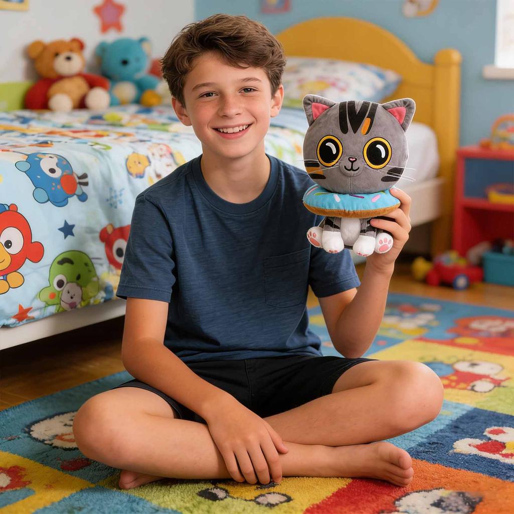 Plüschpuppe, Spielzeuggeschenk, Cartoon, Stoffpuppe für Kinder, Geschenkkissen für Kinder