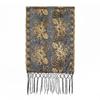 New Sequined Peacock Tassel Embroidered Long Scarf for Women  Fashionable and Versatile National Style Shawl Thin Silk Scarf