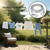 Stainless Steel Clothesline with Coated Safety Cable and Hooks, Anti-Drop Wire Rope, Multi-Purpose Heavy-Duty Wire Rope