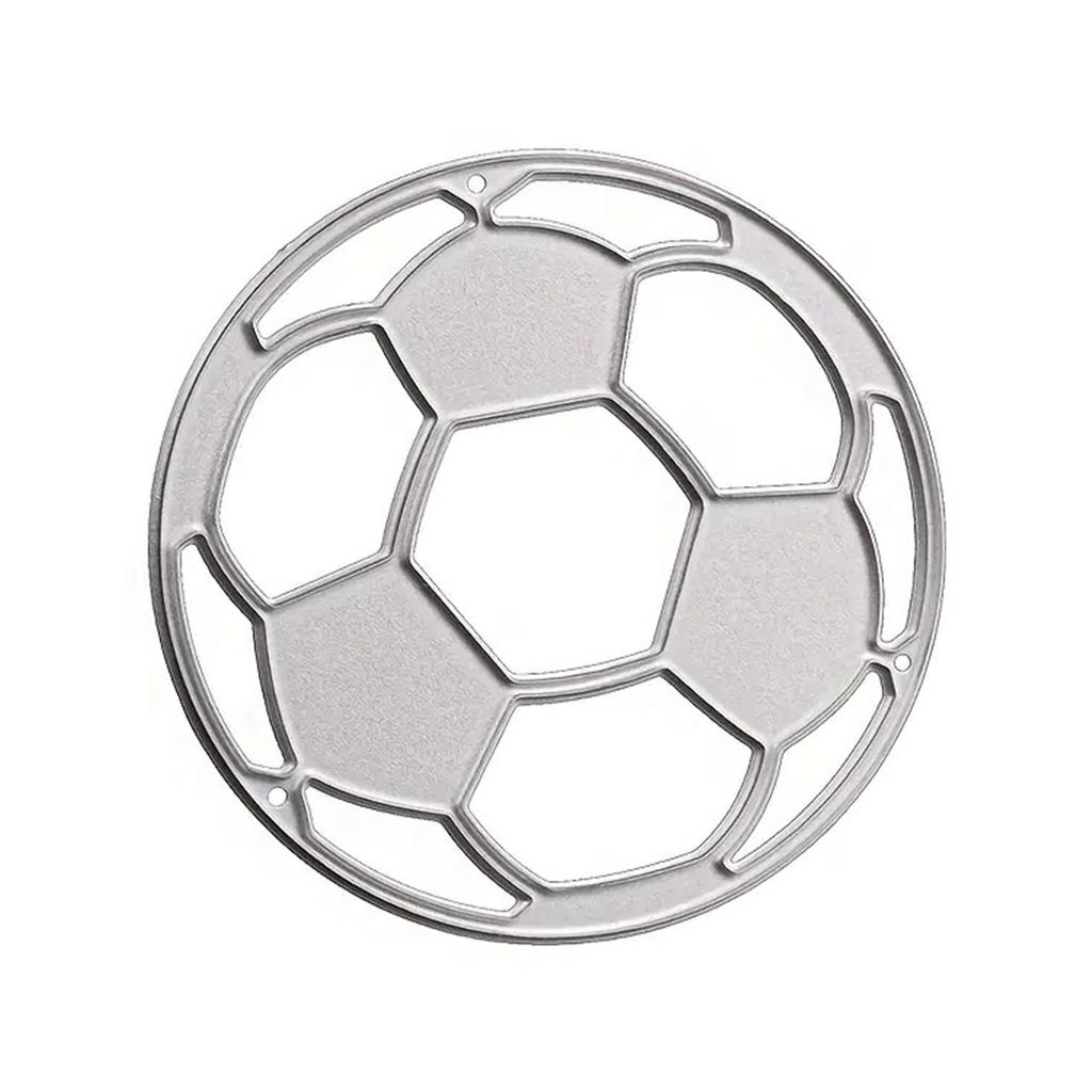 Soccer Shape Cutting Dies Carbon Steel Die Cut Scrapbooking Embossing Stencils for Scrapbooking Card Making Packaging