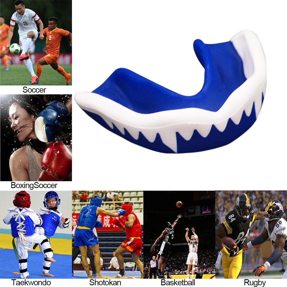 Teeth Protector Mouth Guard with Storage Box MMA Martial Arts Mouth Guard Adults Junior Mouth Guard for Contact Combat Sport