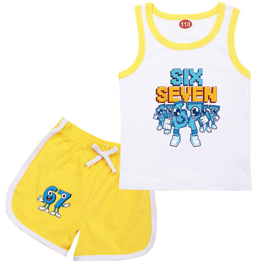 9193 Kinder Stehlen eine Gehirnfäule 67 Druck Top Hose Trainingsanzug Sets