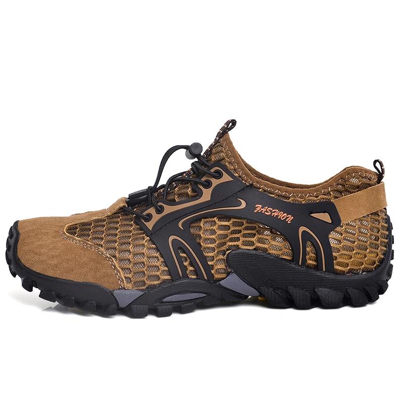 Men Aqua Shoes Quick-Drying Anti-Slip Water Shoes Lightweight Male Sneakers Waterproof Beach Men Slippers Free Shipping Big Size