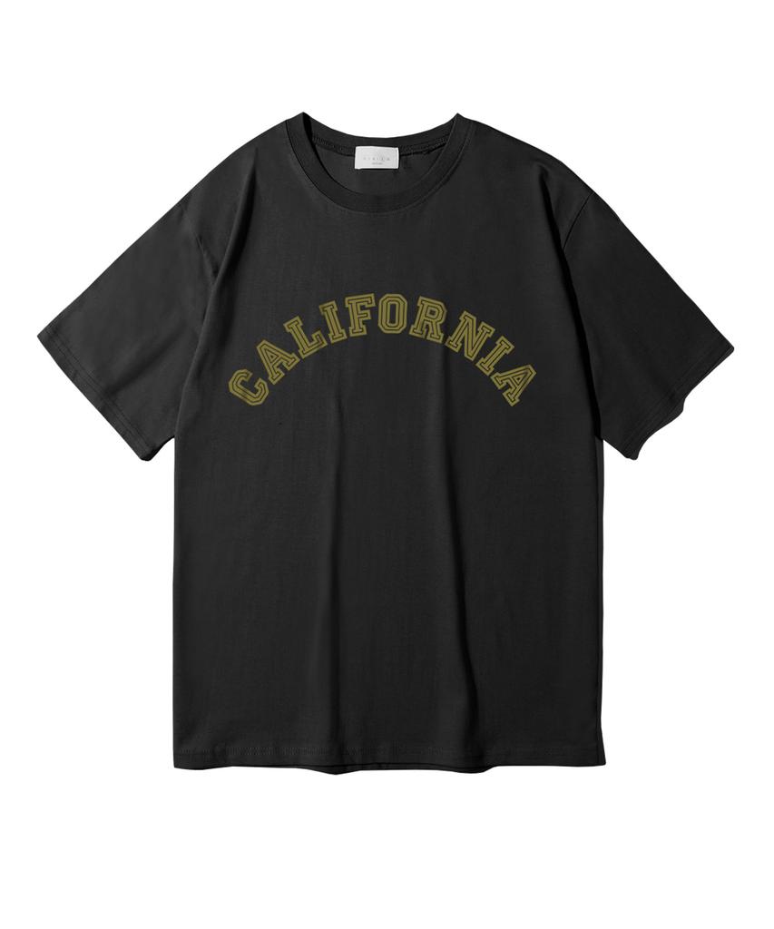 Oeta California Double Cotton Oversized Short Sleeve T-Shirt Ots26014(8 Colors) (Type A)