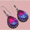 Tourmaline Set Gemstone Gift Wedding Party Bi-Color Pendant,Earring,Ring