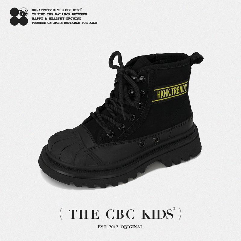 

ins niche [broad-leaved mountain forest] children s Martin boots 2025 autumn and winter velvet boys and girls China Gang Association outdoor 25