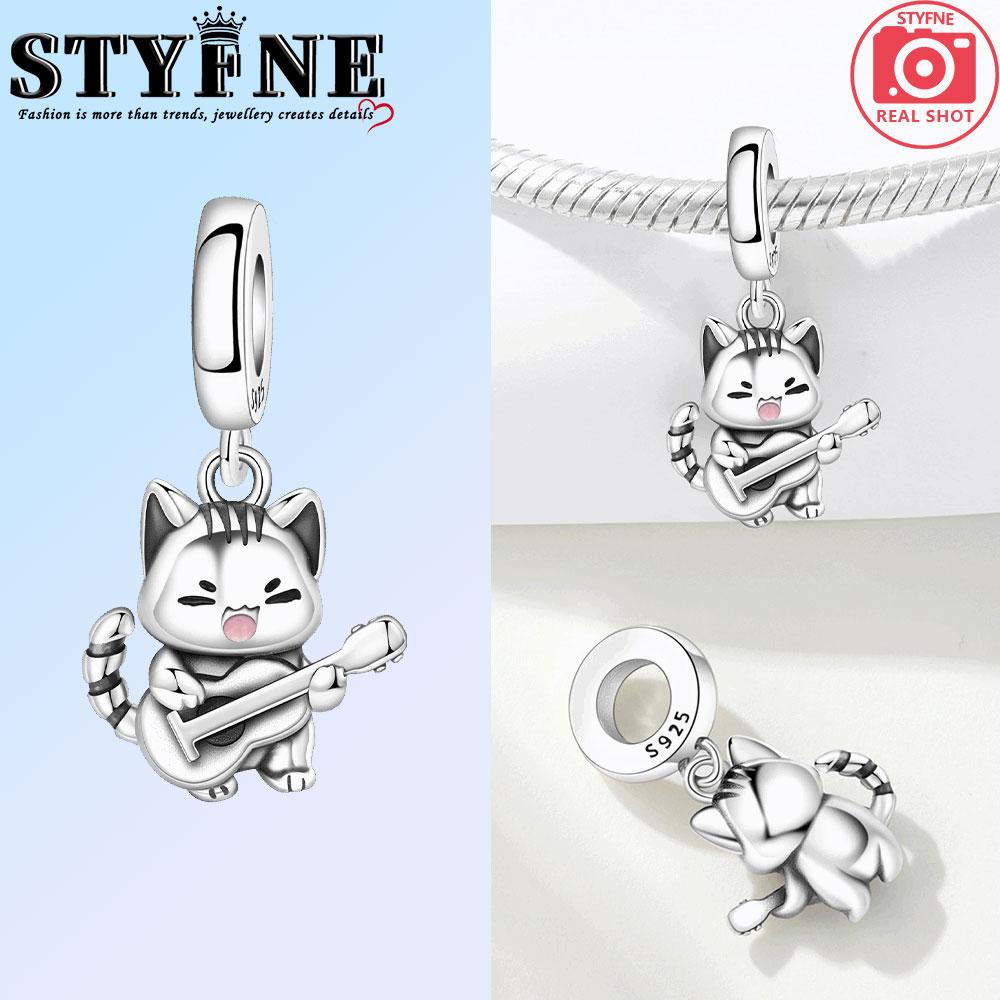 Copper Pet Series Puppy Loves The Owner And Swings The Kitten Charms Beads For Original Bracelet Woman Girl Jewelry