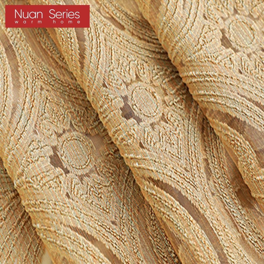 1PC LOZUJOJU Fashionable and Elegant European Hollow Out Sheer Curtains for Living Room Bedroom Window Tulle Home Decor