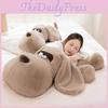 Big Eyed Dog Doll Cute Prone Dog Doll Bed Pillow Sleeping Pillow Plush Toy