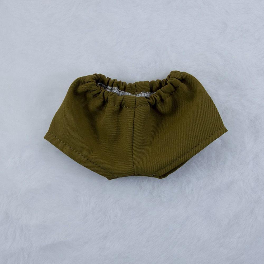 Handmade Doll Trousers Fashion Casual Wear for 1/11 1/12 OB11 Dolls 10cm Cotton Doll