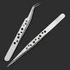 5x Anti-static ESD Stainless Steel Tweezers Maintenance Tools Industrial Precision Curved Straight Tweezers Repair Tools