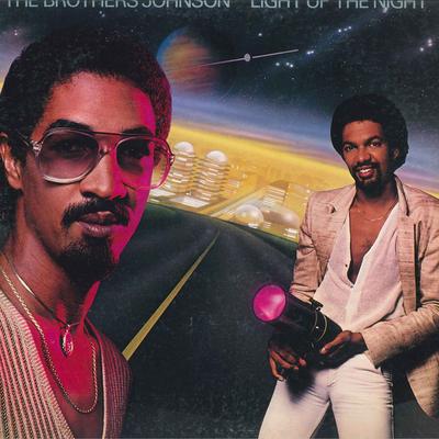 LP Plaat BROTHERS JOHNSON Light Up The Night AMP6073 AM 1980 Japan SoulFunk Gebruikt