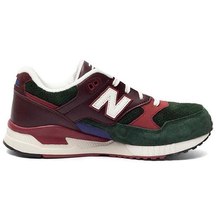 New Balance Nb 530 Logo Mesh Suede Low Top Running Shoes Unisex Sneaker Red Green M530RWA