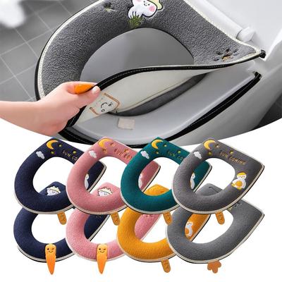 Soft Skin Friendly Toilet Seat Cover with Handle for Comfort and Hygiene