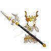 Chinese Ancient Time Action Figures Late Qin Early Han Han Xin General Silver Armor Dragon Spear Building Blocks Accessories Toy