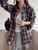 Vintage Loose Casual Shirt Women Autumn New Korean Style Leisure Simple Long Sleeve Outer Wear Sun Protection Top