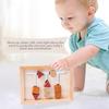 Wooden Shape Matching Game Board Children Puzzle Toy For Cognition Shape