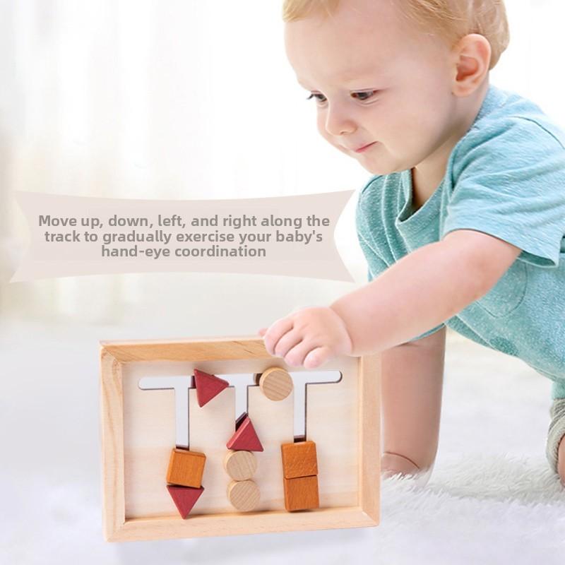 Matching Shape Wooden Game Board Children Puzzle Toy For Cognition Shape