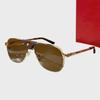 CARTER LUNETTES Retro Titanium Fashion Sunglasses, European-American Style 0165