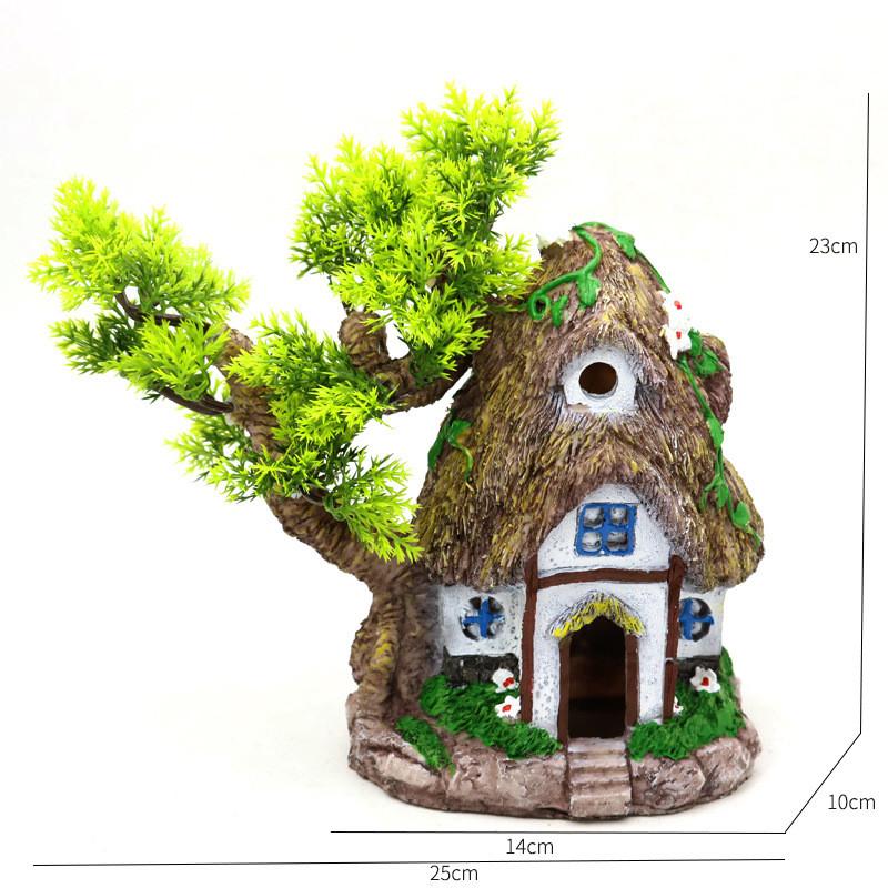

Aquarium Fish Tank Ornament Landscaping Fish Tank Decor Aquarium Crafts Tree House Aquarium Decoration Aquarium Accessories