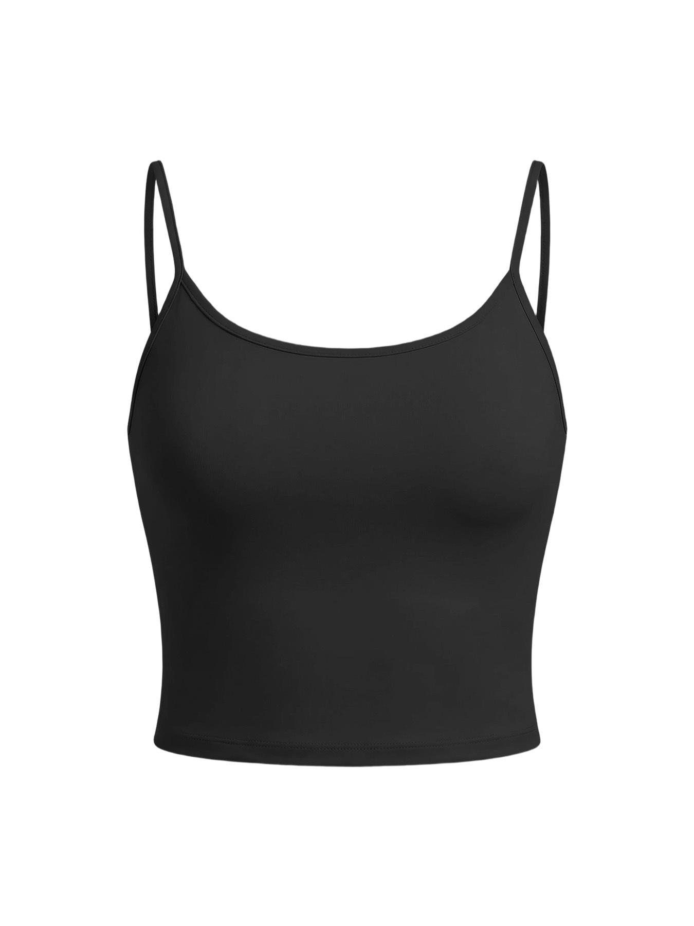 Cross-border women s clothing European and American suspender vest women s summer wear 2026 new sexy slim top can be worn outside S чёрный