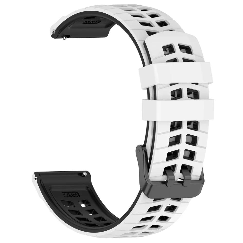 Silikon-Smartwatch-Armband 22 mm für SUUNTO RACE S, passend für SUUNTO 9 Peak DLC/PRO VERTICAL OCEAN RUN RACE S, atmungsaktives Sportarmband