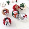Christmas Tree Felt Ball Ornament with Hanging Loop, Soft 9CM Holiday Tree Decoration for Wreath and Festival Rooms