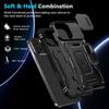Heavy-duty Armored 2-in-1 Fall-proof Case for Iphone 16 15 14 13 12 Pro Max 11 Lens Protection Ring Holder Phone Case