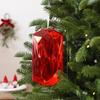Transparent Gemstone Christmas Pendants Shining Christmas Tree Ornaments  Holiday Party Supplies