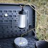 [mind] Mortar Lantern Stand, Tabletop Lamp Stand, Mortar and Brass, Removable Lantern Hanger Base, Camping, Outdoor