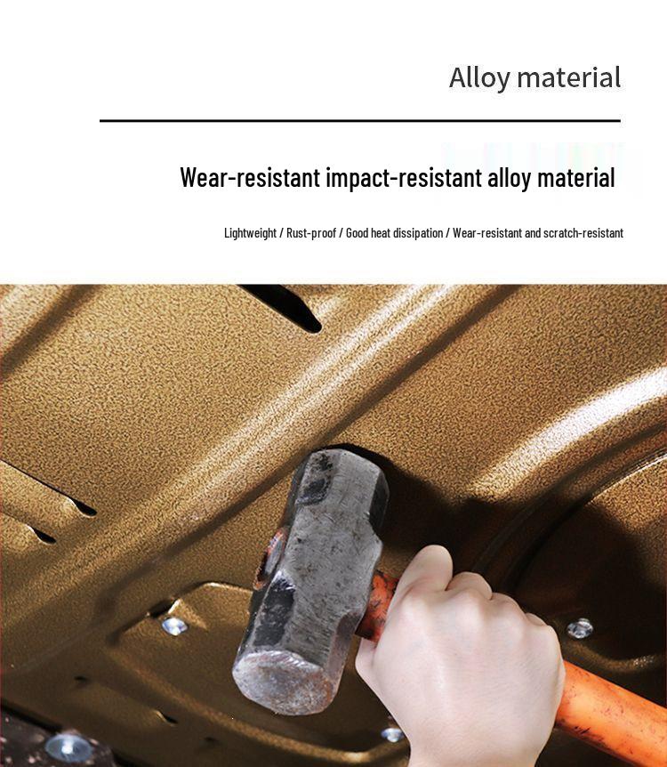 Compatible Splash Shield for Toyota Corolla, Levin, Camry, Highlander, RAV4, Ralink, and Yaris Chassis Armor.