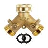 1Pcs 2 Ways Hose Splitter Drip Irrigation Adapter Water Tap Connector  for Outdoor Faucet