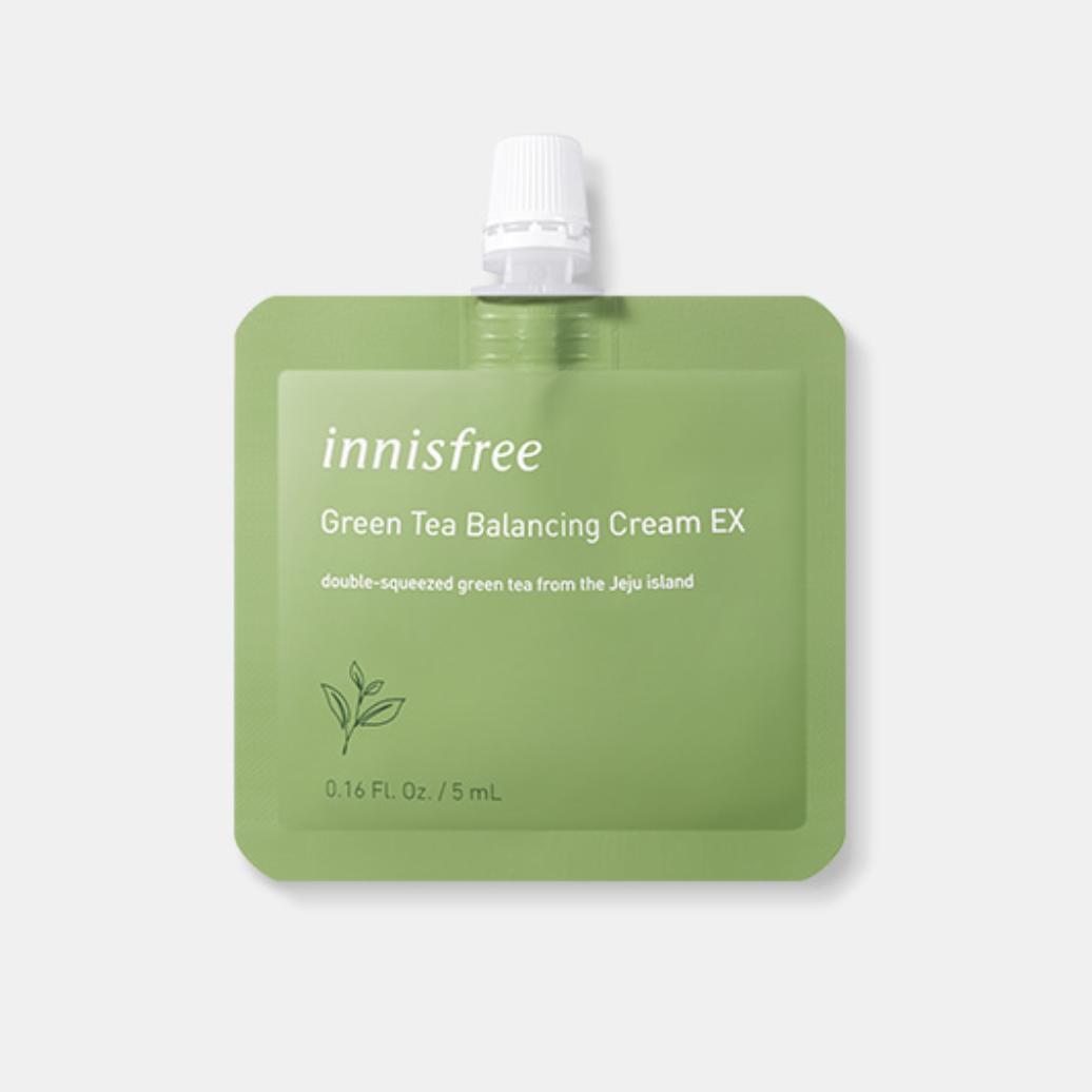 

Innisfree Green Tea Balancing Cream EX 7 Days 5g * 4 шт.