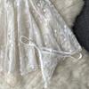 Ladies Sensual Camis Night Dress Fashion Mesh Embroidery Sexy Underwear Slim Pajamas 2023 Lingerie Sheer Nightwear