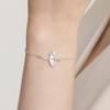 UNI.J [Cotidiano]Signature Flower Silver Bracelet Ib333