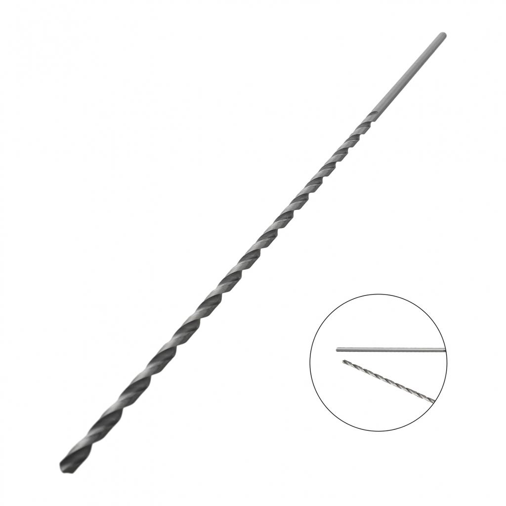 Extra Long Series HSS Metal Drill Bit 2-6mm Straight Shank Drill Bit