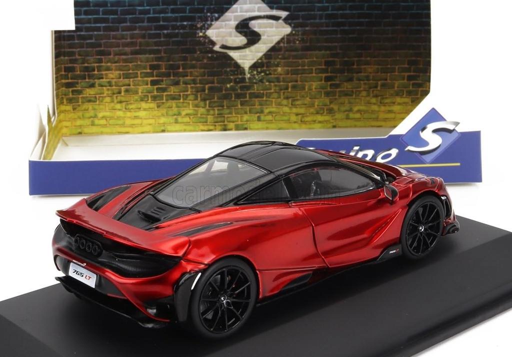 Solid McLaren 1/43 Scale Diecast Model Car McLAREN 765LT V8 BITURBO 2020 (Red) [Parallel Import]