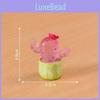 Glow In The Dark Miniature Cactus Resin Figurine Creative Desktop Decoration