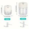 Mini Kabelloser Elektrischer Knoblauchschläger Knoblauchpresse 100ml/250ml USB Wiederaufladbarer Automatischer Knoblauchzerkleinerer Küchenutensilien
