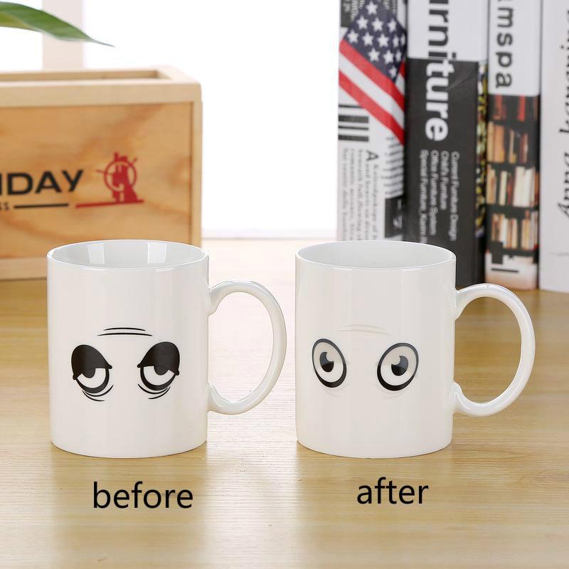 Hi Color Changing Coffee Cup Creative Good Morning Color Changing Cup Ceramic Mug