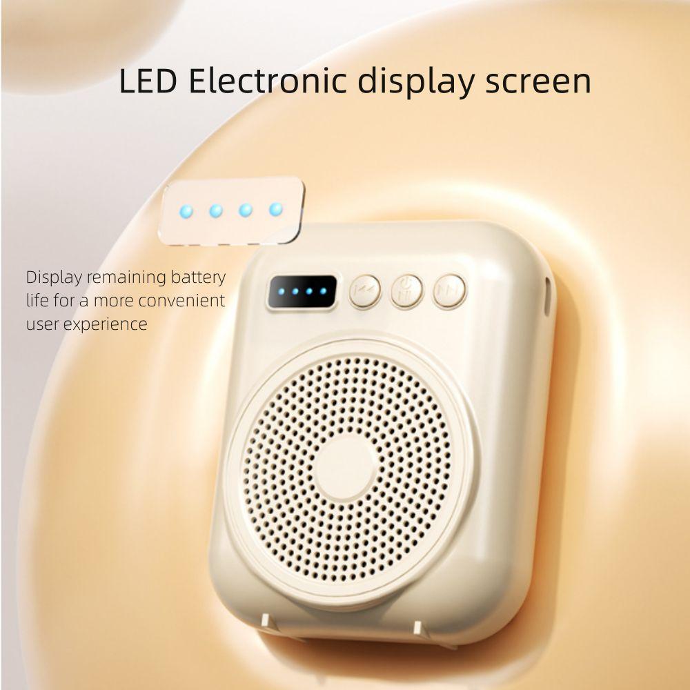 with Belt Classroom Sound Speaker FM Radio Sound Amplifier Audio Enhancer Bluetooth Speaker  Travel