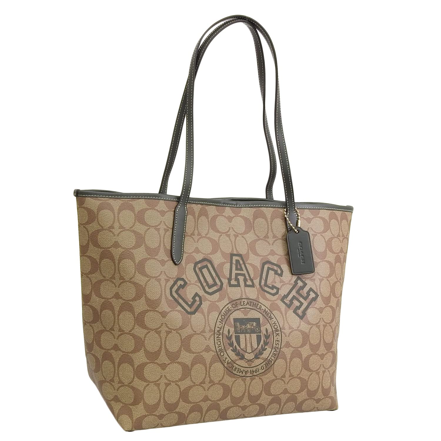 

Сумка Tote Bag Outlet A4 Зберігання На плечі Фірмовий бренд CB869 CITY TOTE [Coach] Жінки (ХАКІ×АМАЗОНСЬКИЙ ЗЕЛЕНИЙ/УНІВЕРСИТЕТСЬКИЙ МОТИВ/Зелений) [Елемент]