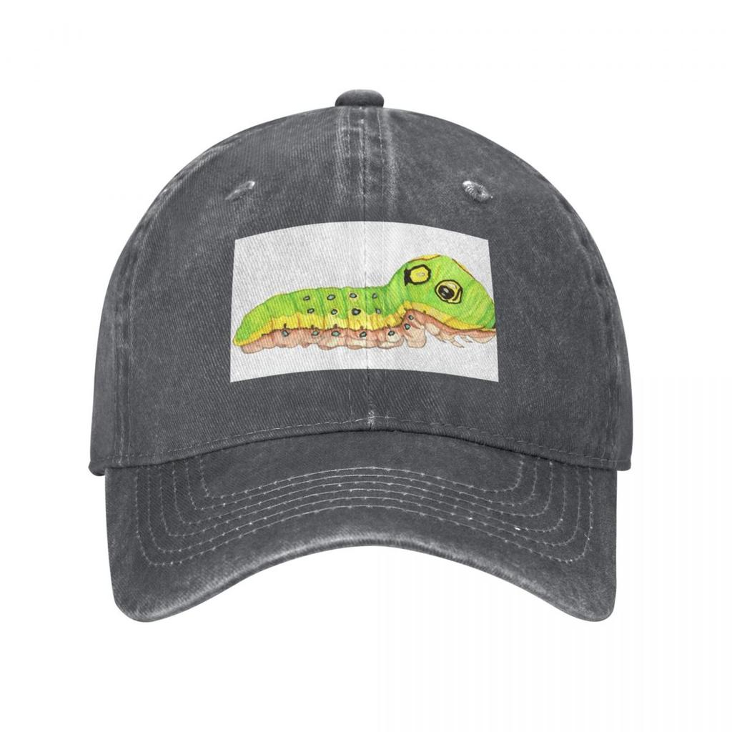 Neon Swallowtail Caterpillar Baseball Cap Anime Winter hat derby hat Hat Beach Hats Unisex Womens