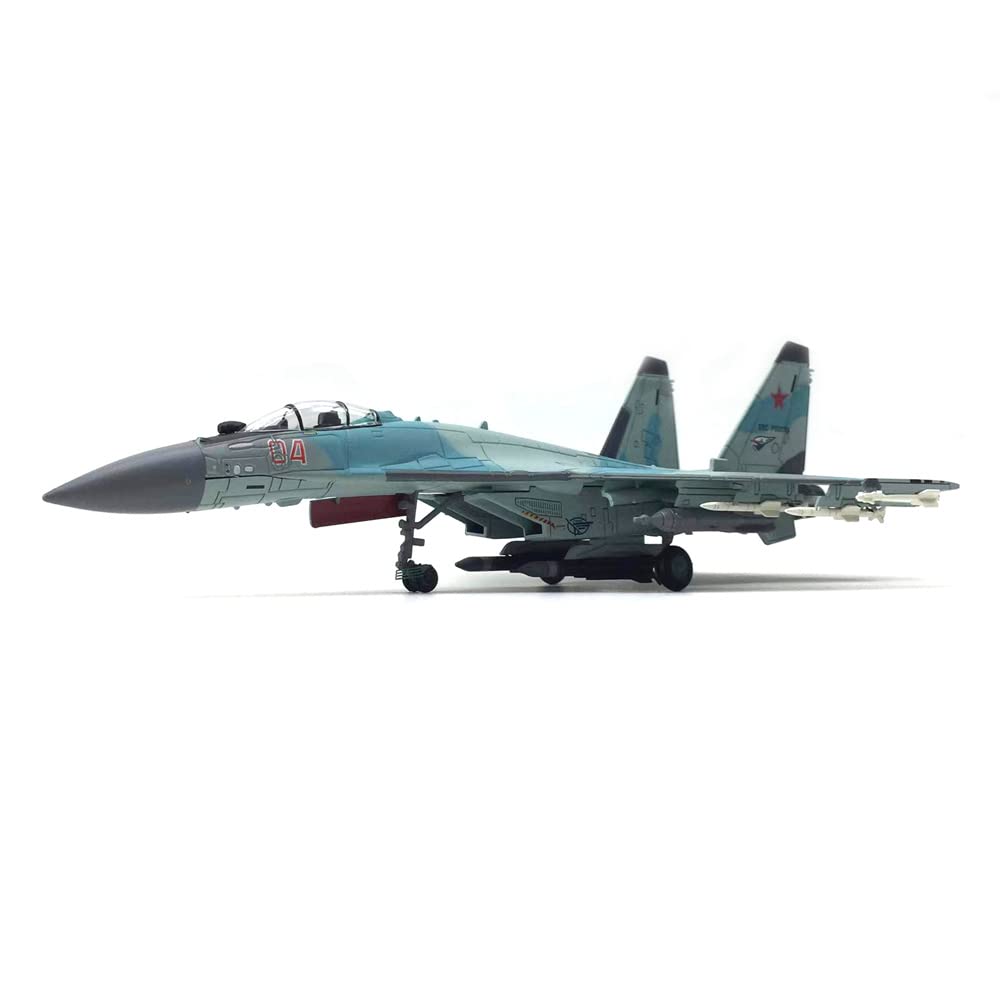 1100 scale Blue Russian SU-35 Flanker Fighter Attack Aircraft Metal Fighter Military Model Fairchild Republic Diecast Plane Model