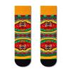 Unisex A/B Style Asymmetrical Cartoon Mid-Calf Cotton Socks