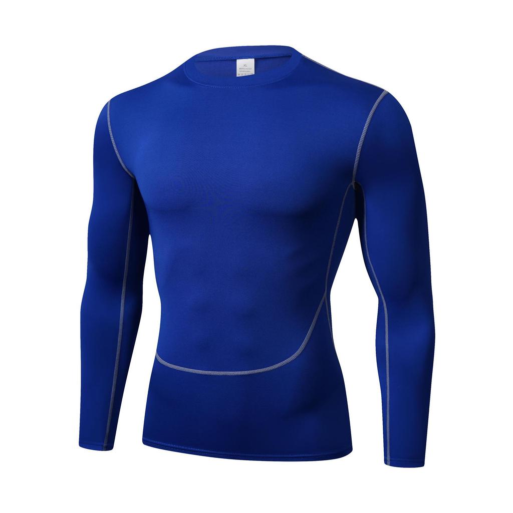 Erkek Uzun Kollu Kompresyon Spor Taban Katmanı - Hızlı Kuruyan ve Nefes Alabilen